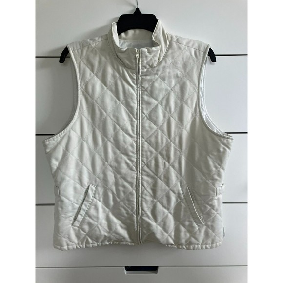 Orvis Jackets & Coats Orvis Womens Quilted Vest White Winter